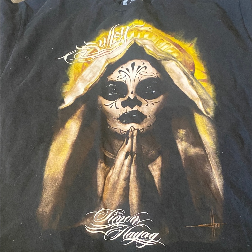 Simon Hayag Black Graphic Tee